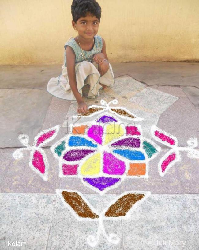 Rangoli: dotted kolam 29