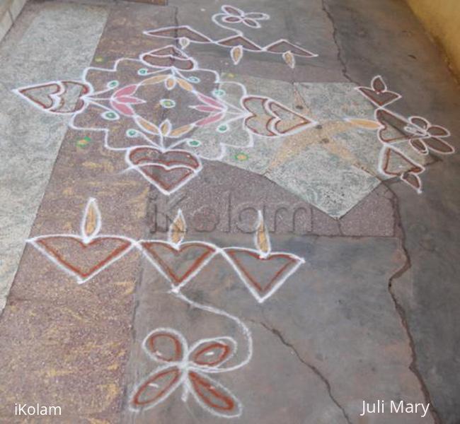 Rangoli: dotted kolam 42