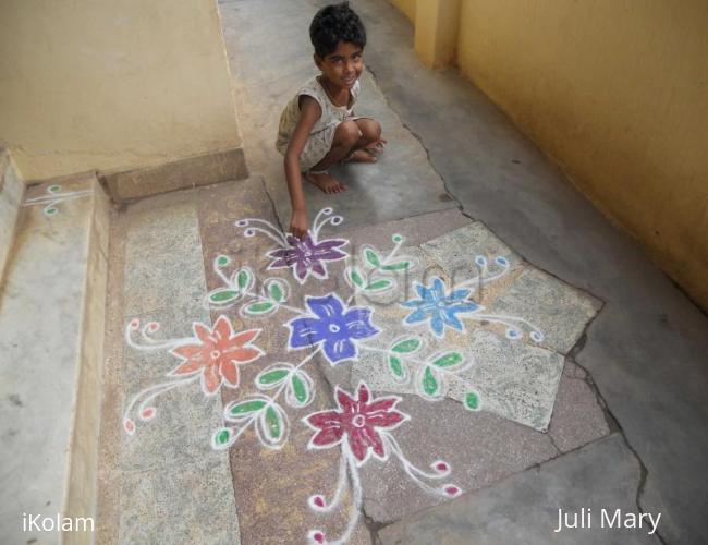 Rangoli: dotted kolam 30