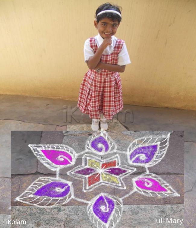 Rangoli: dotted kolam 32