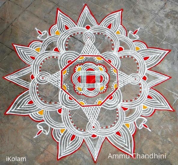 Rangoli: AADI  1st VELLI KOLAM