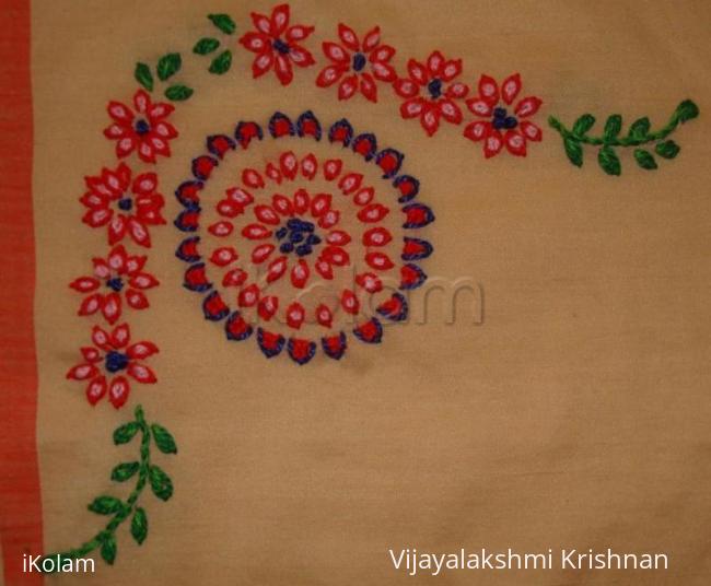 Rangoli: embroidery