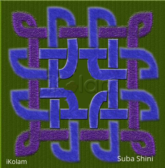 Rangoli: celtic knot