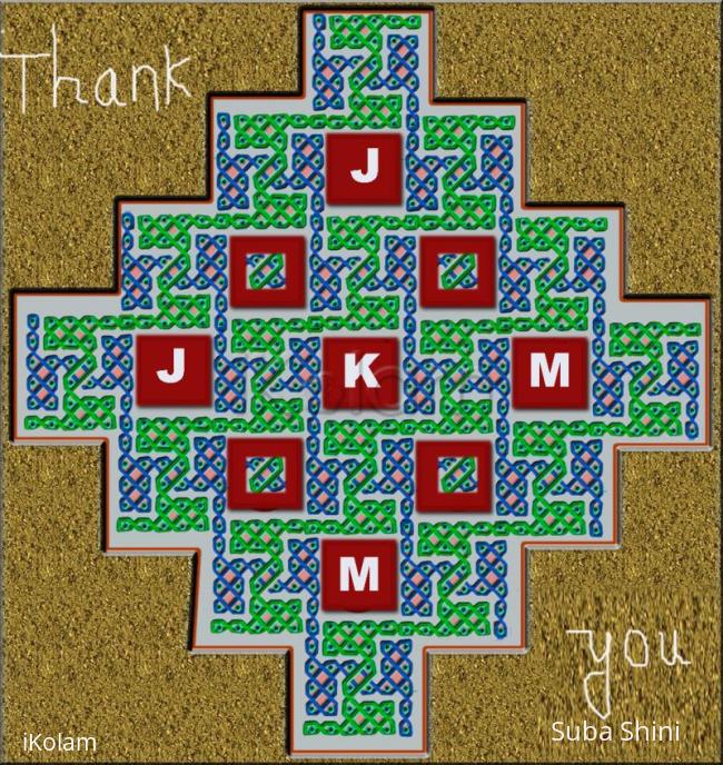 Rangoli: Thanks giving kolam