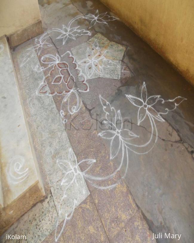 Rangoli: free hand kolam 15