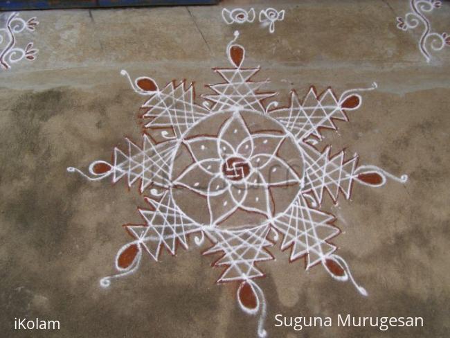 Rangoli: friday kolam