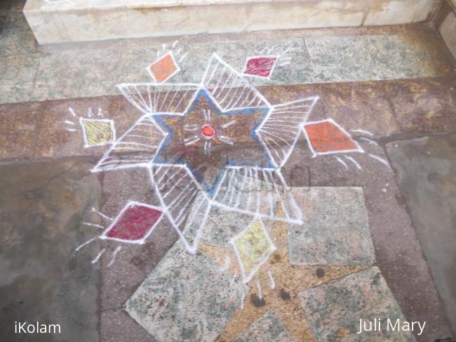 Rangoli: friday kolam