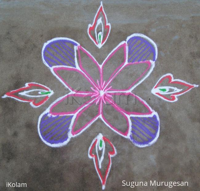 Rangoli: friday kolam