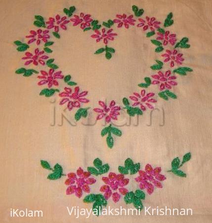 Rangoli: embroidery