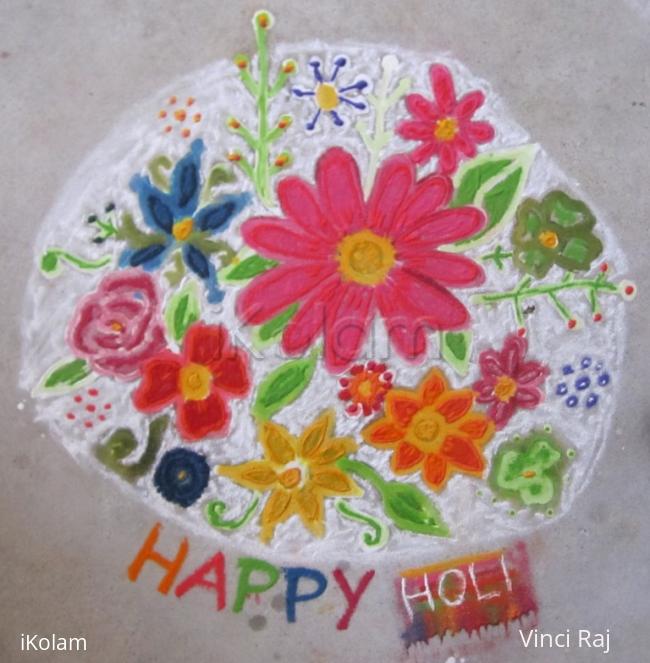 Rangoli: Holi Kolam