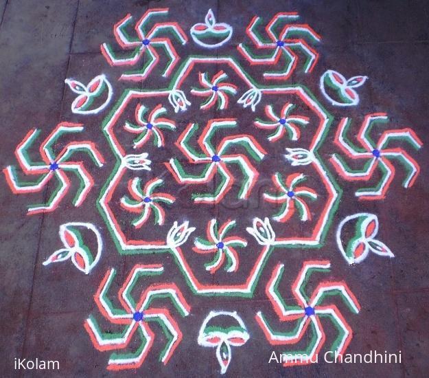 Rangoli: INDEPENDENCE DAY SPL KOLAM