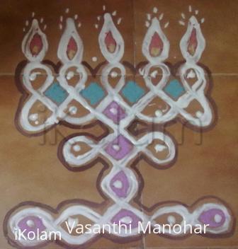 Rangoli: A simple maakolam