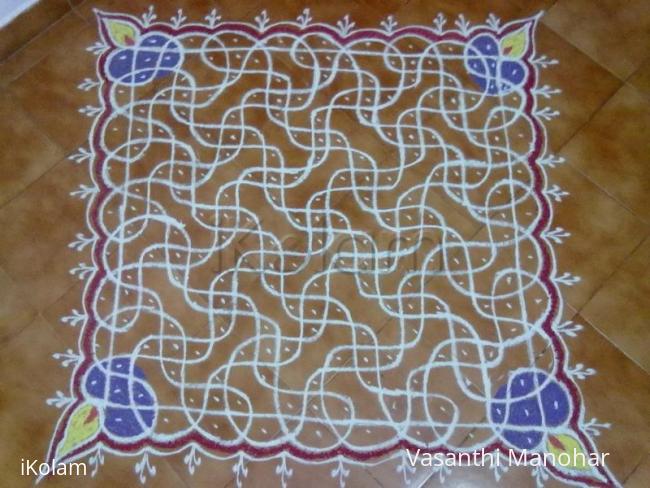 Rangoli: Chikku Kolam