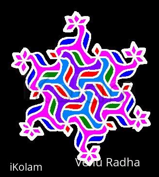 Rangoli: Star kolam