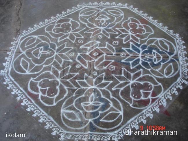 Rangoli: Line kolam 2