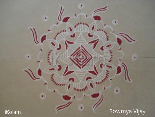 Rangoli: Pooja room kolam