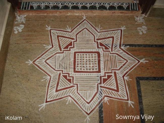 Rangoli: Friday kolam 