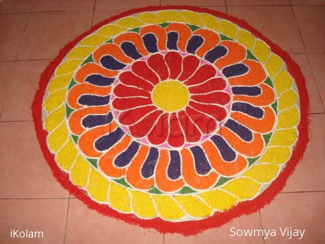 Rangoli: Rice kolam 