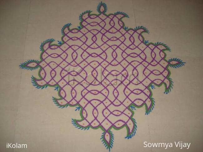 Rangoli: Chikku kolam 