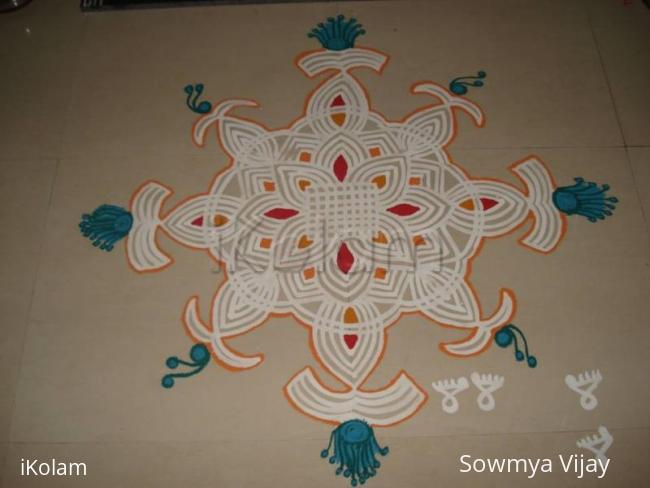 Rangoli: Janmashtami Maa Kolam