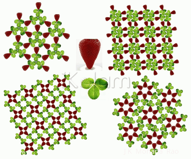 Rangoli: Strawberry field! 