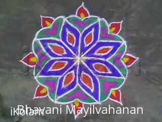 Rangoli: simple margazhi