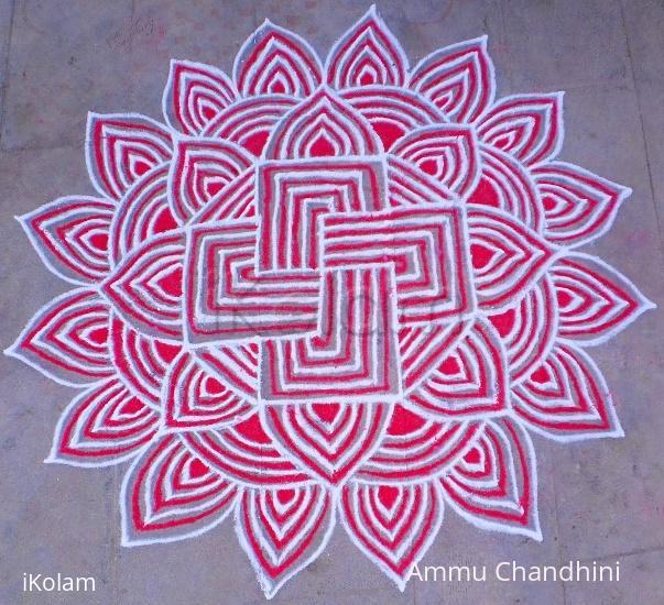 Rangoli: LINE KOLAM