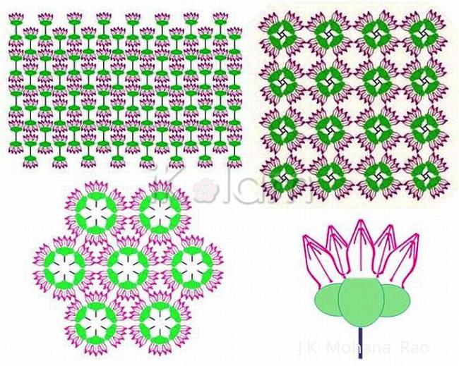 Rangoli: A collage of flowers