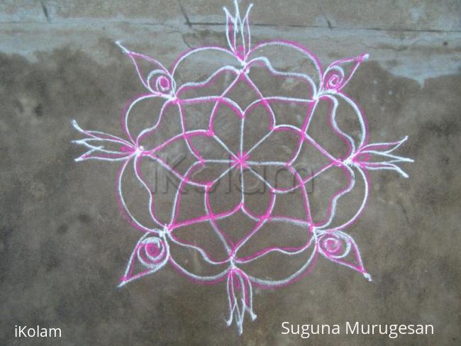 Rangoli: holi rangoli before