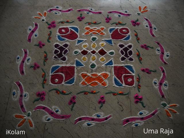 Rangoli: 9x9kolam