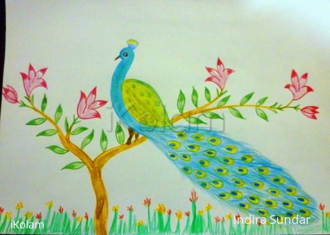 Rangoli: Peacock