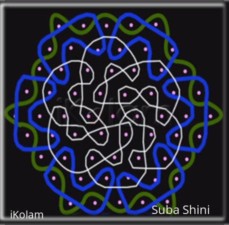 Rangoli: sikku kolam17