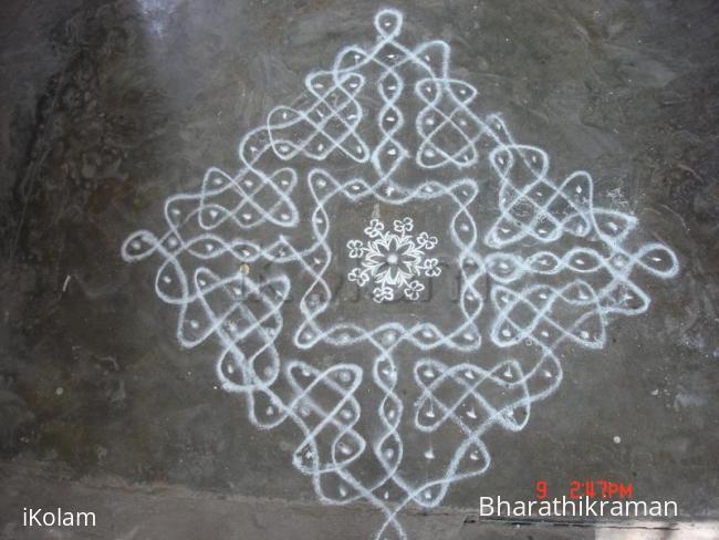 Rangoli: sikku kolam23