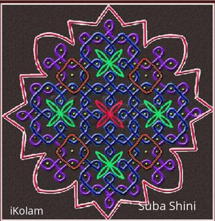 Rangoli: sikku kolam10