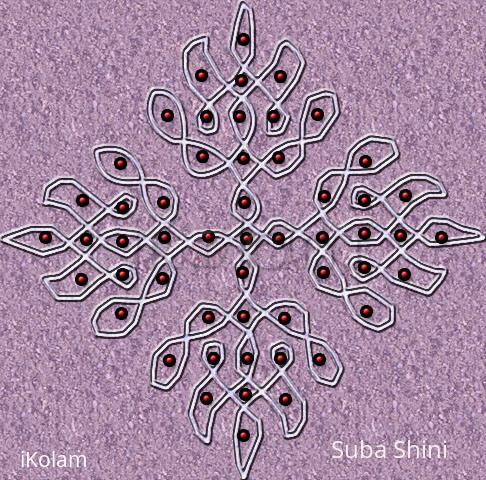 Rangoli: sikku kolam16