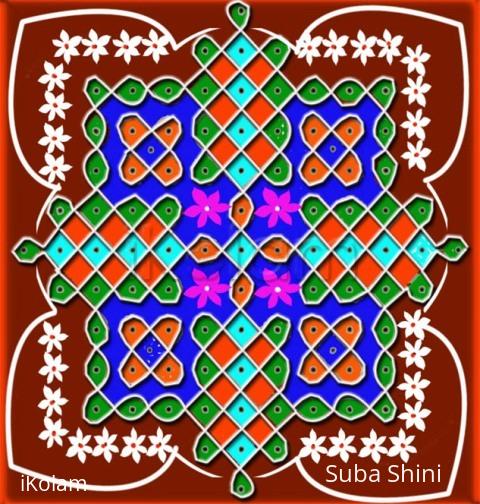 Rangoli: sikku kolam 19