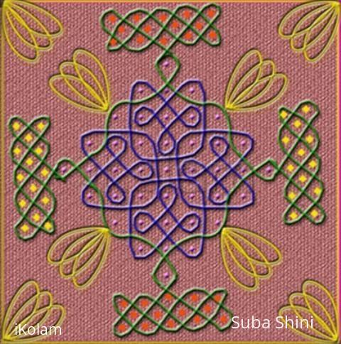 Rangoli: sikku kolam24