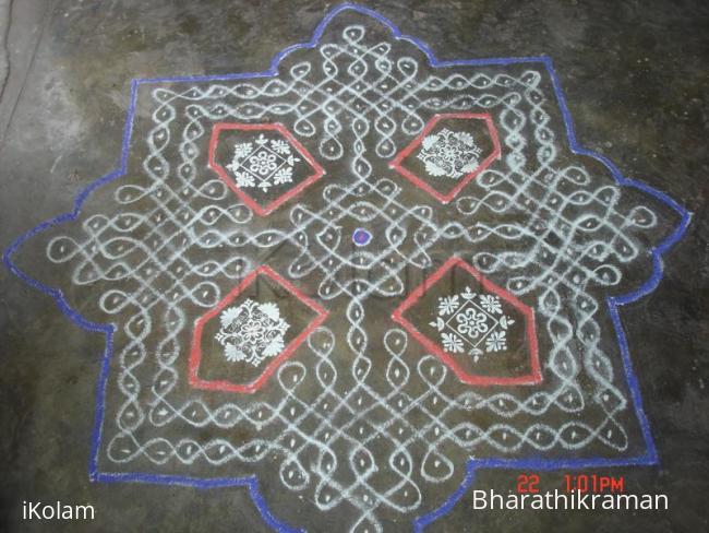 Rangoli: sikku kolam34