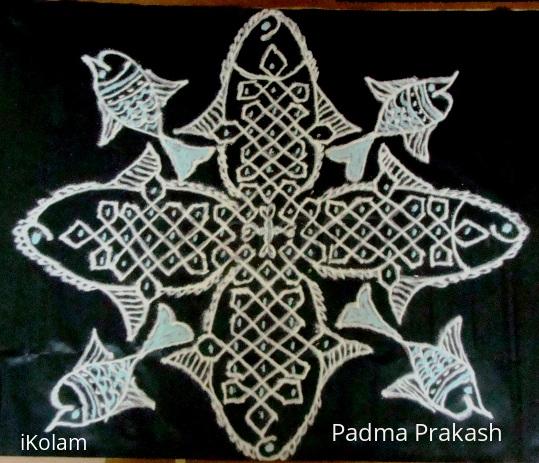 Rangoli: Copy cat kolam of JKM sir