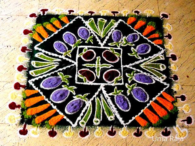 Rangoli: mixed vege