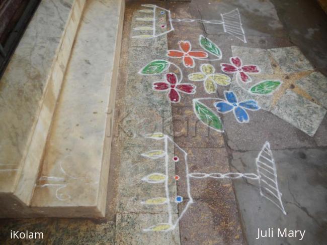 Rangoli: Tamil New year kolam