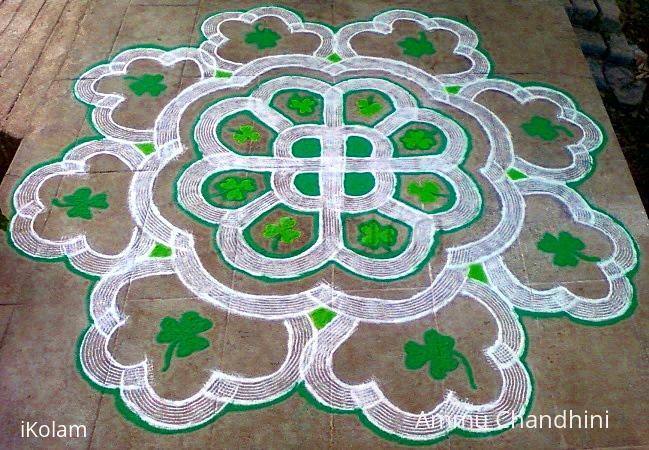 Rangoli: St.Patrick's Day Rangoli