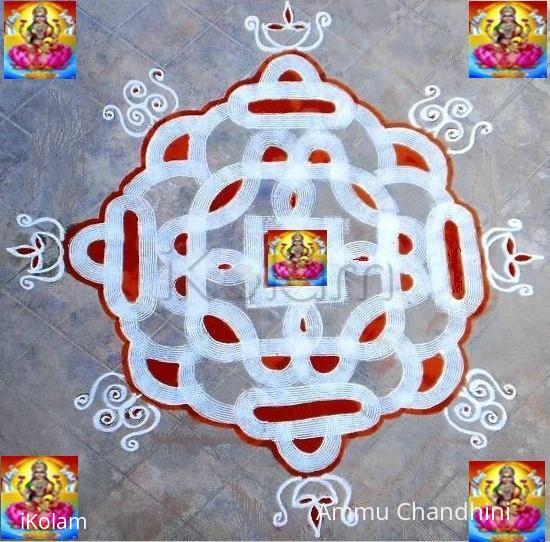 Rangoli: VARALAKSHMI VRATHAM SPL KOLAM