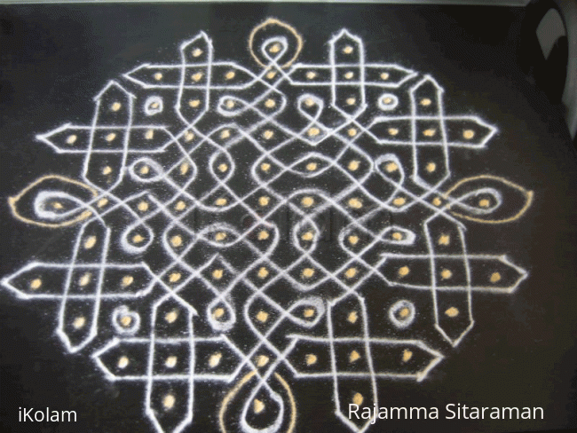 Rangoli: Computer (table) kolam