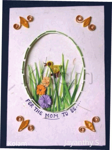 Rangoli: Greething card