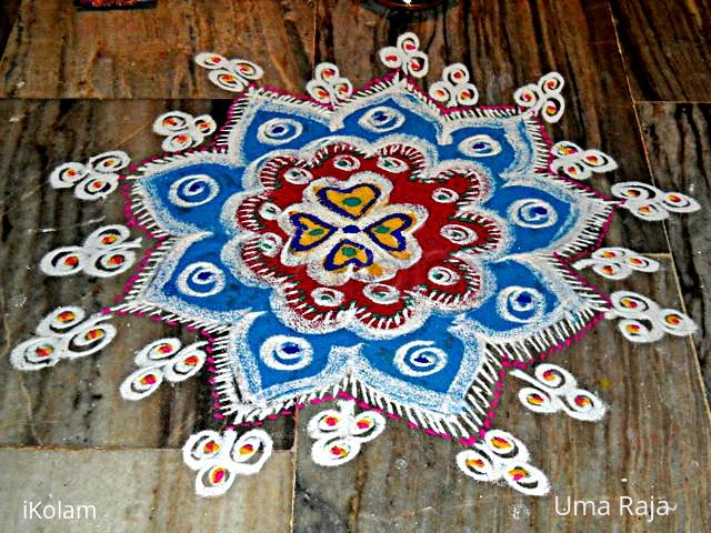 Rangoli: navaratri 1