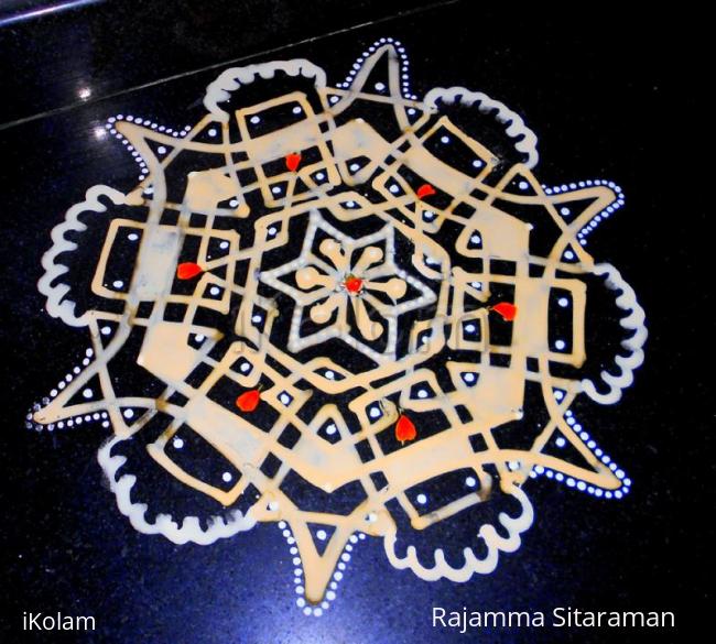 Rangoli: copycat-geometric kolam