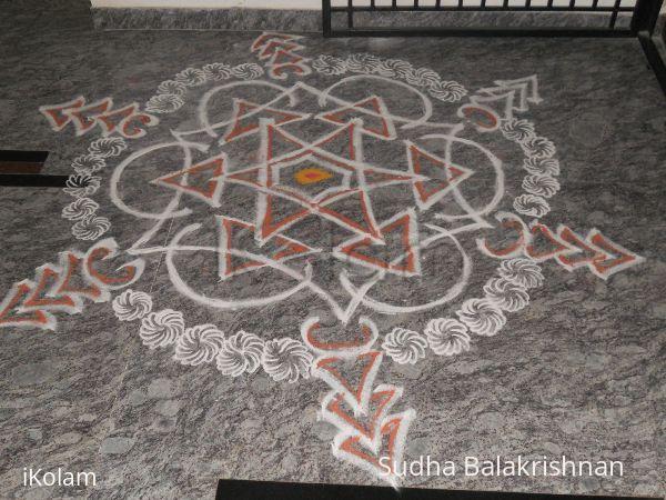 Rangoli: free hand kolam