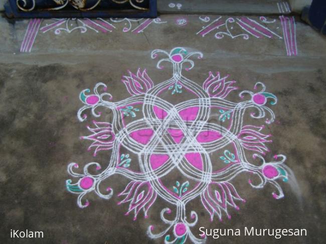 Rangoli: navarathri kolam