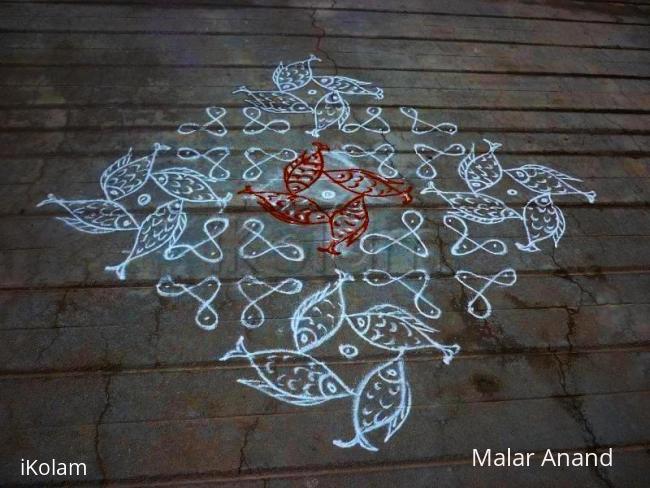 Rangoli: Navarathri rangoli 4